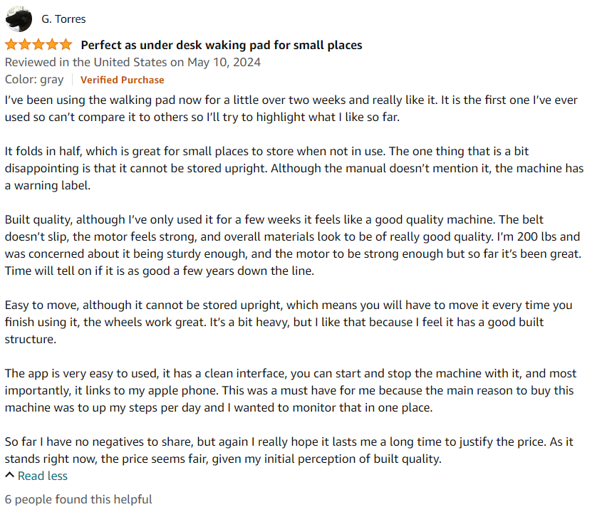 WalkingPad Z1 review