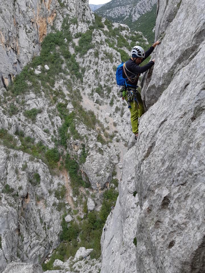 Rock climbing